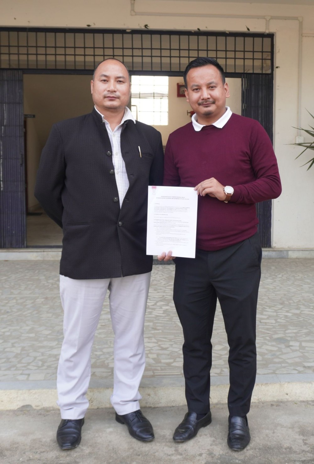 Norman Putsure College and Aspire Academy signed a Memorandum of Understanding at college campus on March 13.